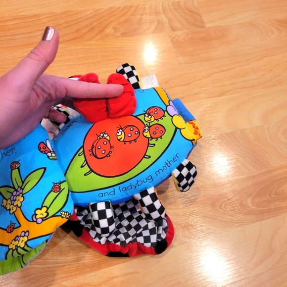 Soft Play Ladybug Sensory Toy Storybook - Picture 4 of 9